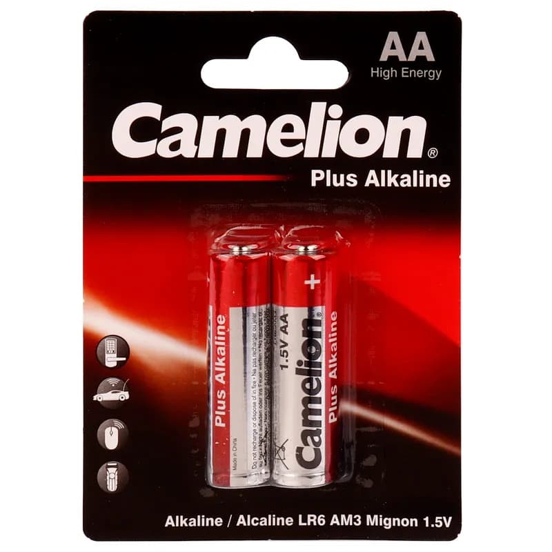 باتری دوتایی قلمی Camelion Plus Alkaline 1.5V AA — تصویر ۴