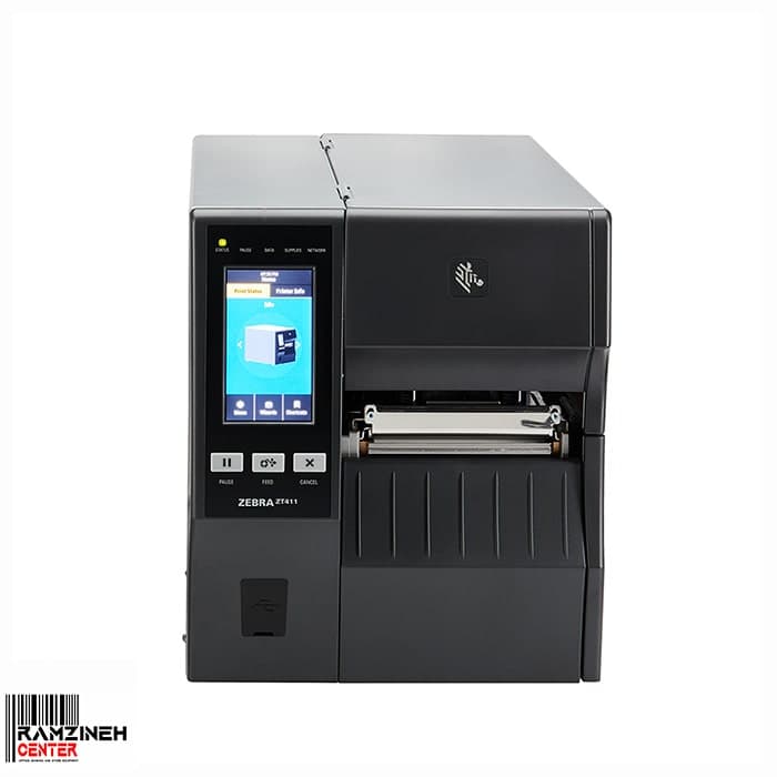 لیبل پرینتر صنعتی Zebra ZT411 600dpi — تصویر ۱۱