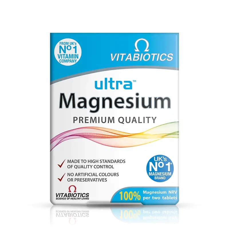 قرص اولترا منیزیم ویتابیوتیکس 60 عددی | Ultra Magnesium — تصویر ۲