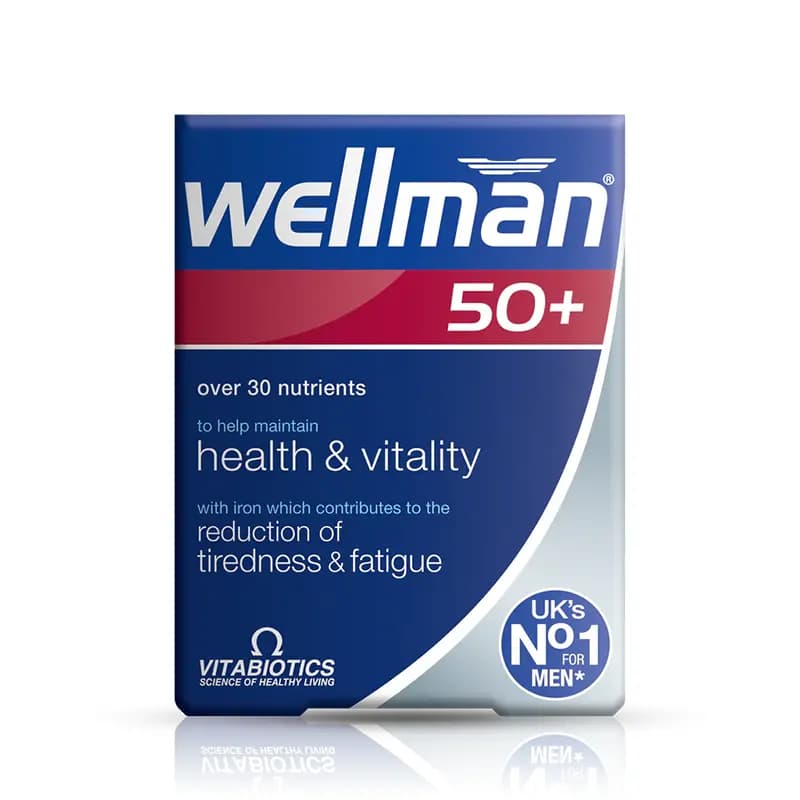 قرص ولمن بالای ۵۰ سال ویتابیوتیکس | Wellman 50+