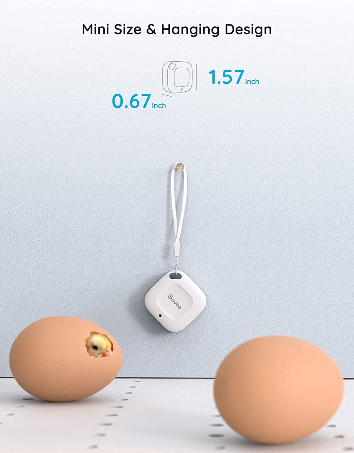 دماسنج و رطوبت‌سنج هوشمند Govee H5074 | سنسور دما و رطوبت بلوتوثی — تصویر ۶