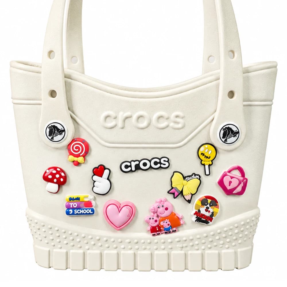 کیف کوچک کراکس کرم Font Crocs — تصویر ۴