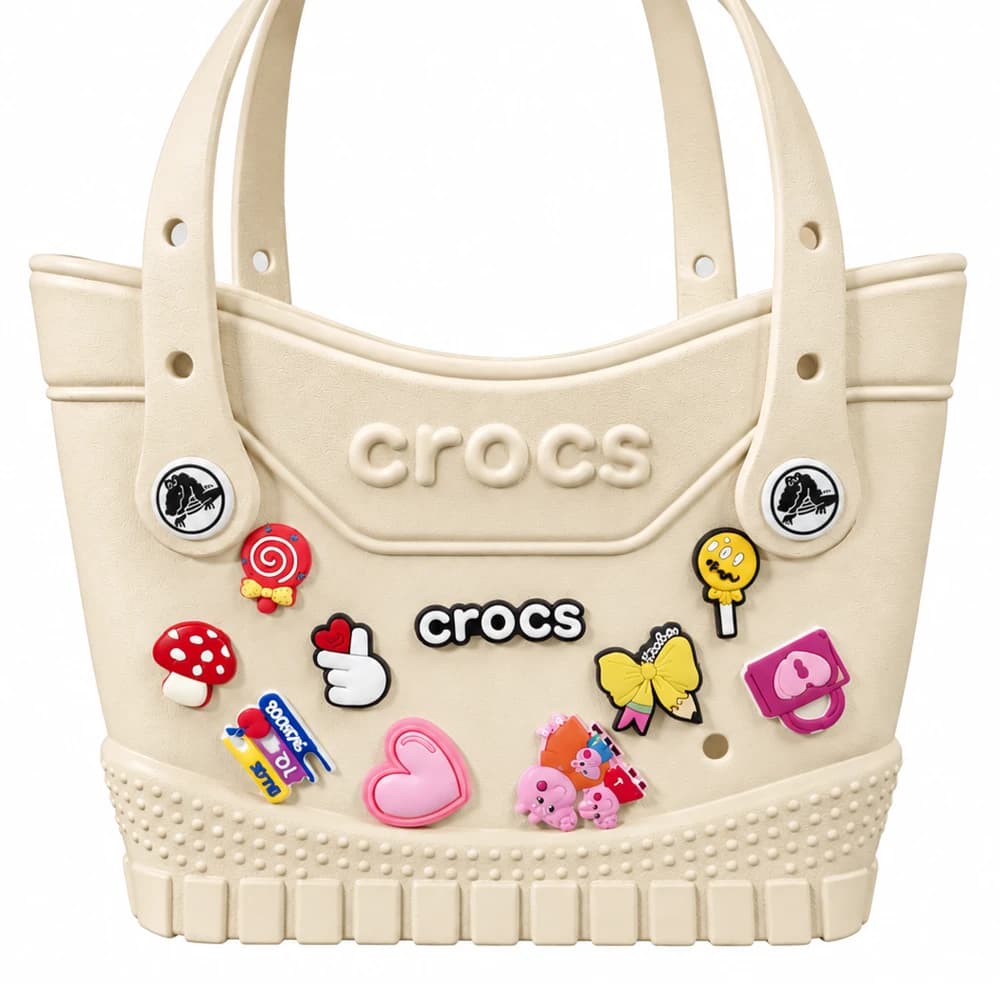 کیف کوچک کراکس کرم Font Crocs — تصویر ۲
