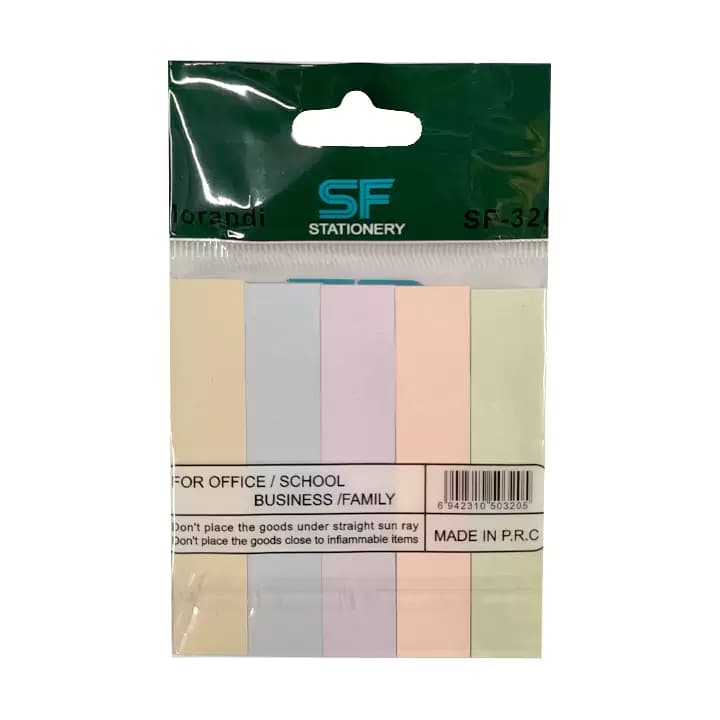 استیک نوت پاستلی 5 رنگ پاستلی کد 320 SF — تصویر ۲