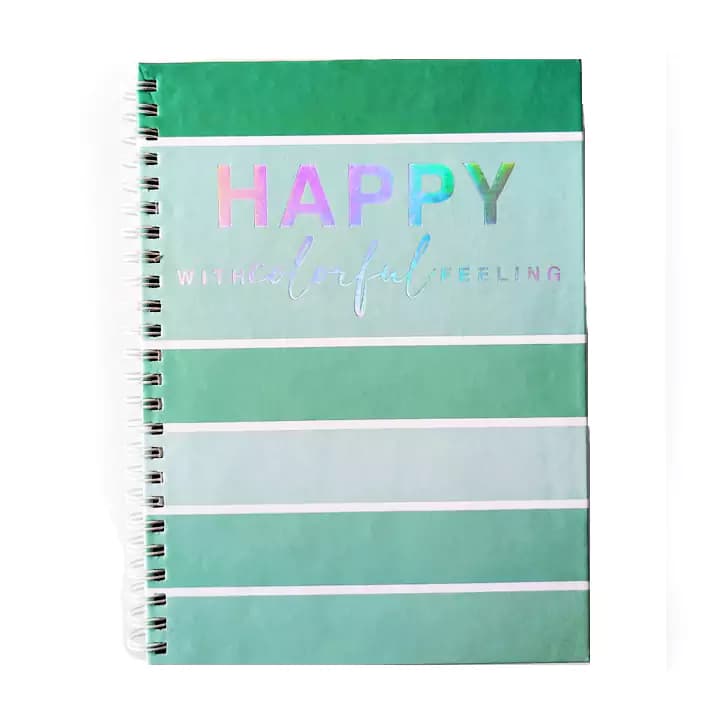 دفتر جلد سخت مدل happy colorful جلد سخت 85 برگ پازل — تصویر ۵