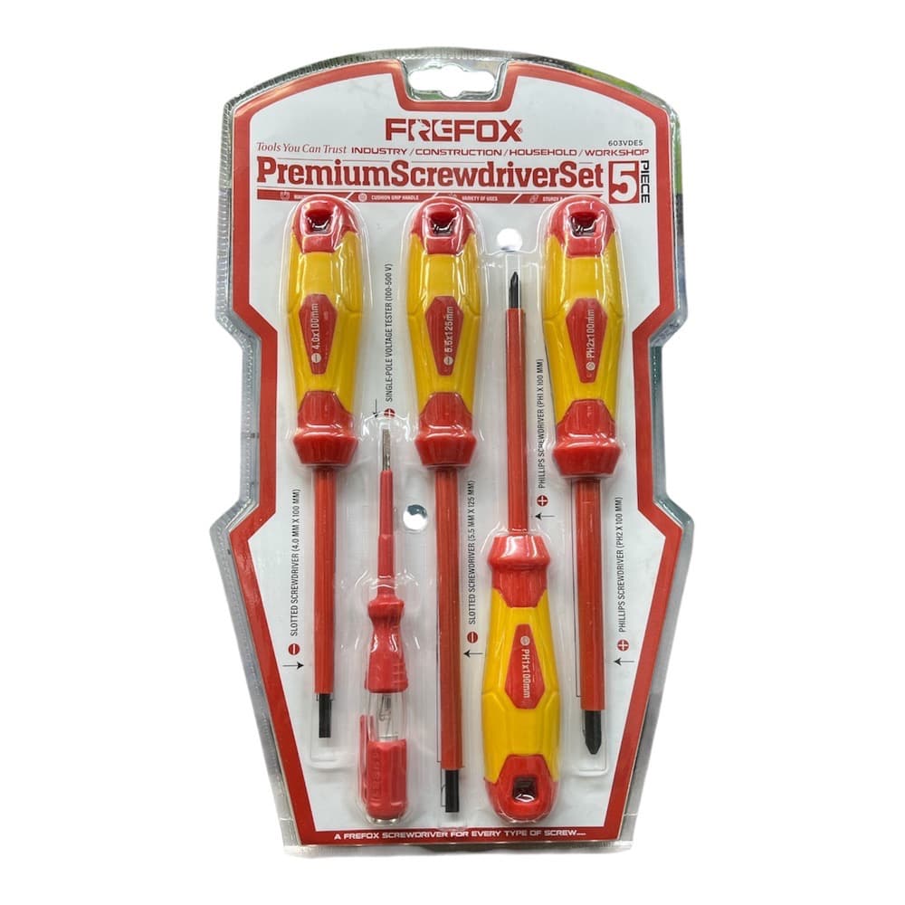 پیچ گوشتی فری فاکس مدل VDES 603 بسته 5 عددی