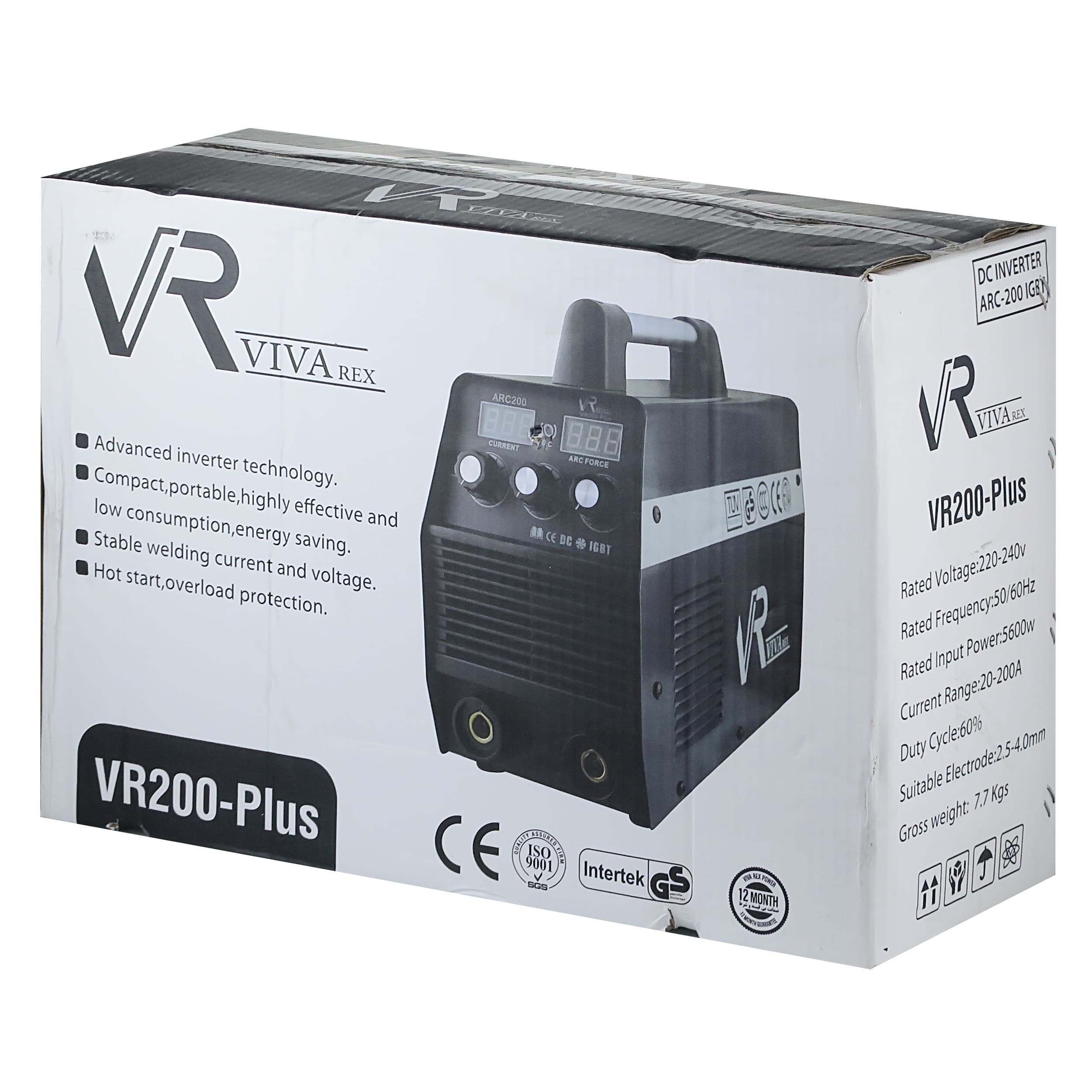 اینورتر جوشکاری 200 آمپر ویوارکس مدل VR200-Plus — تصویر ۴