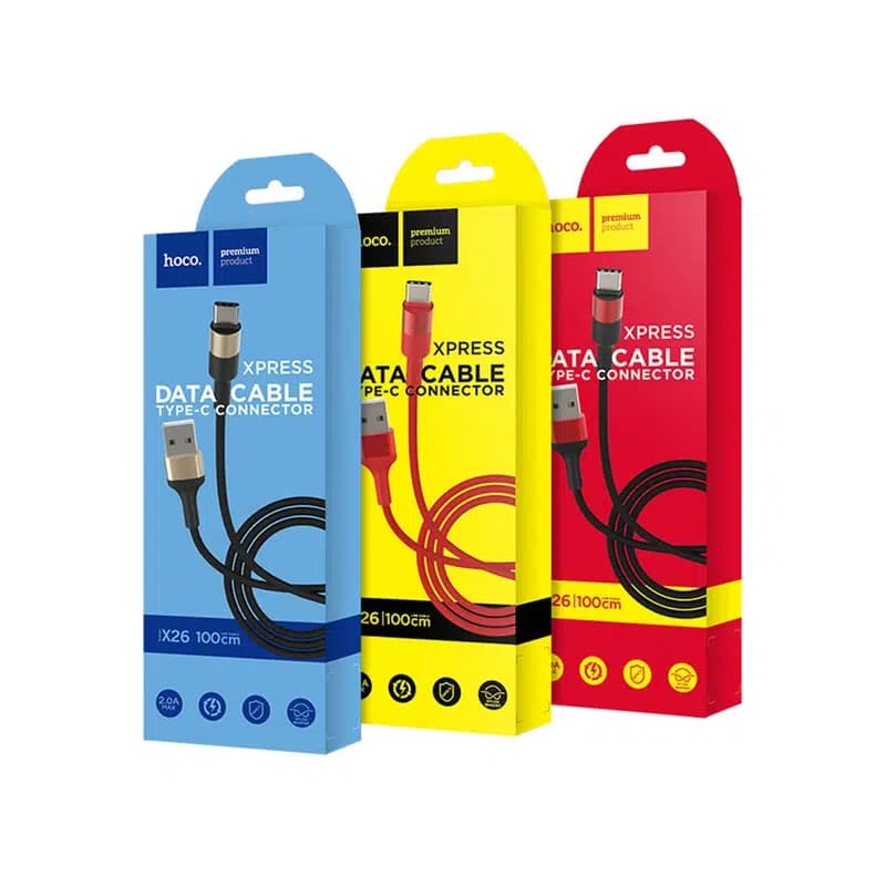 کابل تبدیل USB به USB-C هوکو مدل X26 طول 1 متر — تصویر ۶