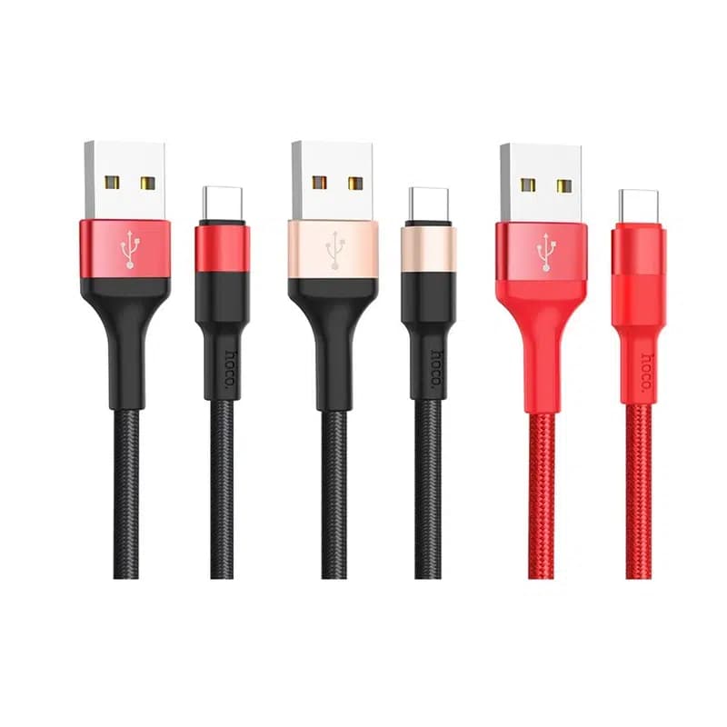 کابل تبدیل USB به USB-C هوکو مدل X26 طول 1 متر — تصویر ۳