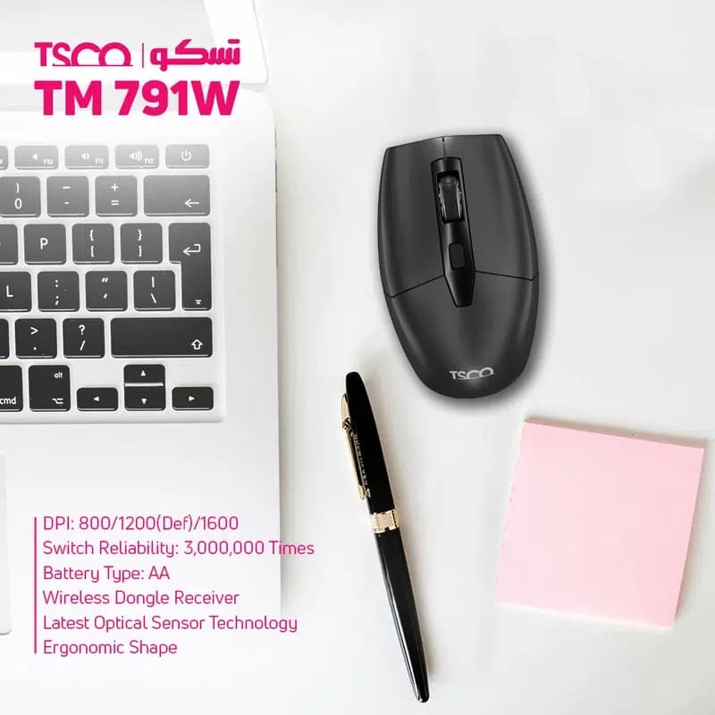 ماوس بی سیم تسکو مدل TM 791W — تصویر ۵