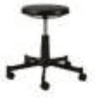 صندلی پزشکی/آزمایشگاهی نیلپر مدل LCI 111R – (ﭘﺎﯾﻪ ﺛﺎﺑﺖ ) داراي ﺟﺎﭘﺎﯾﯽ