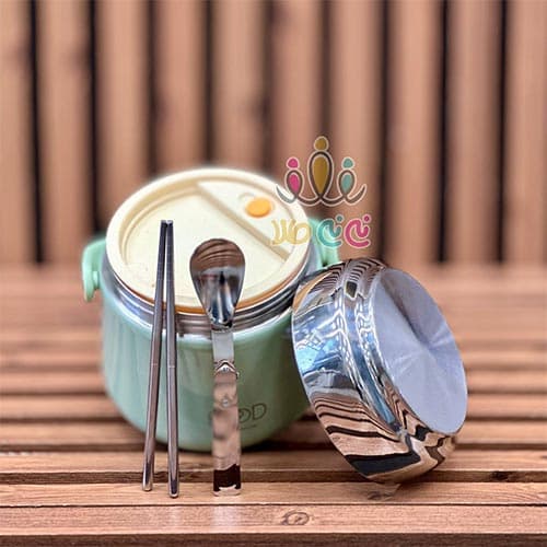 فلاسک غذای مینیمال استیل — تصویر ۹