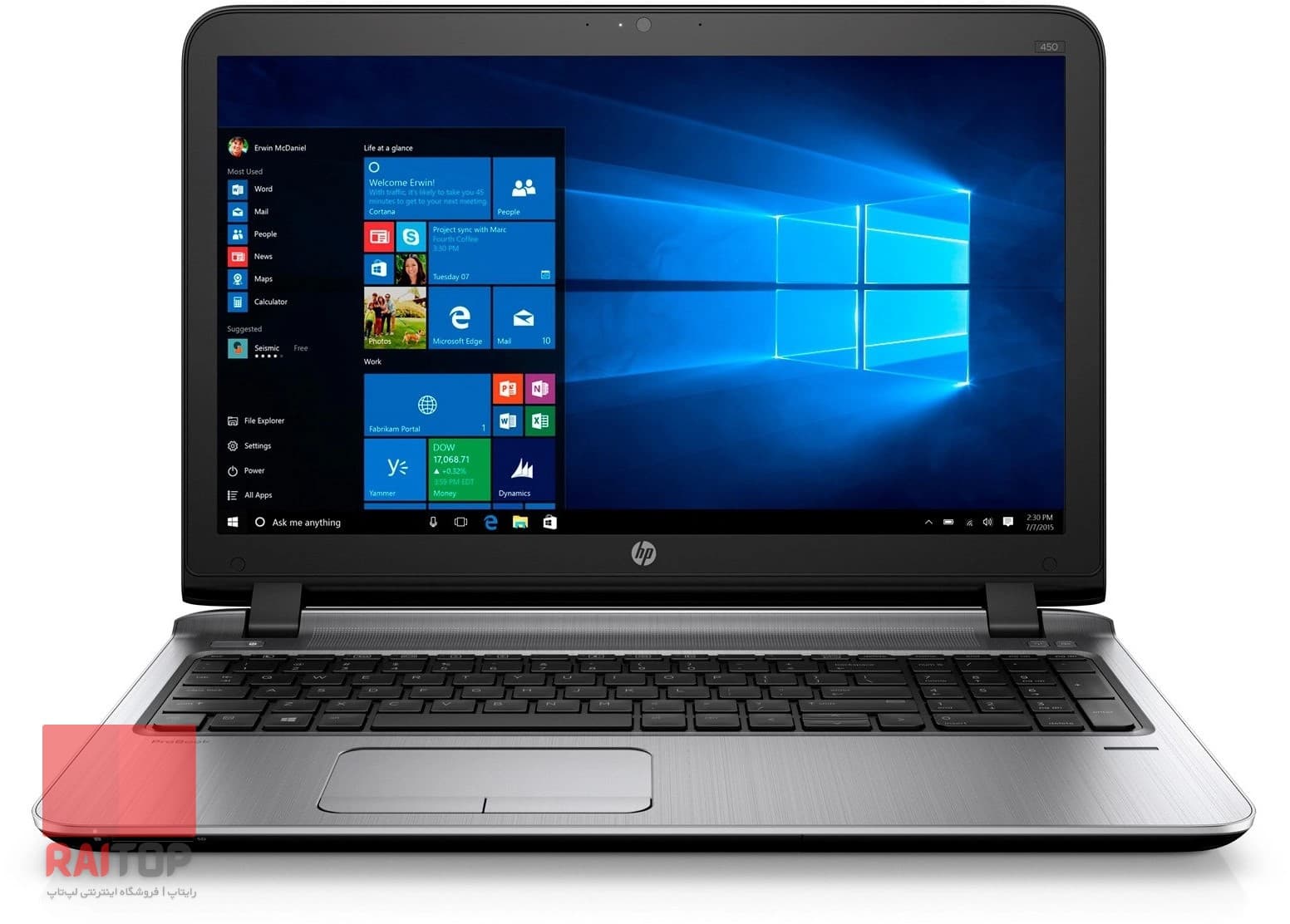 لپ تاپ استوک اچ پی مدل HP Probook 450 G3 RAM 4 — تصویر ۱۱