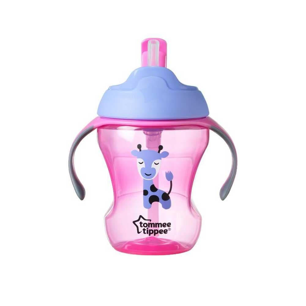 لیوان نی دار طرح زرافه تامی تیپی tommee tippee