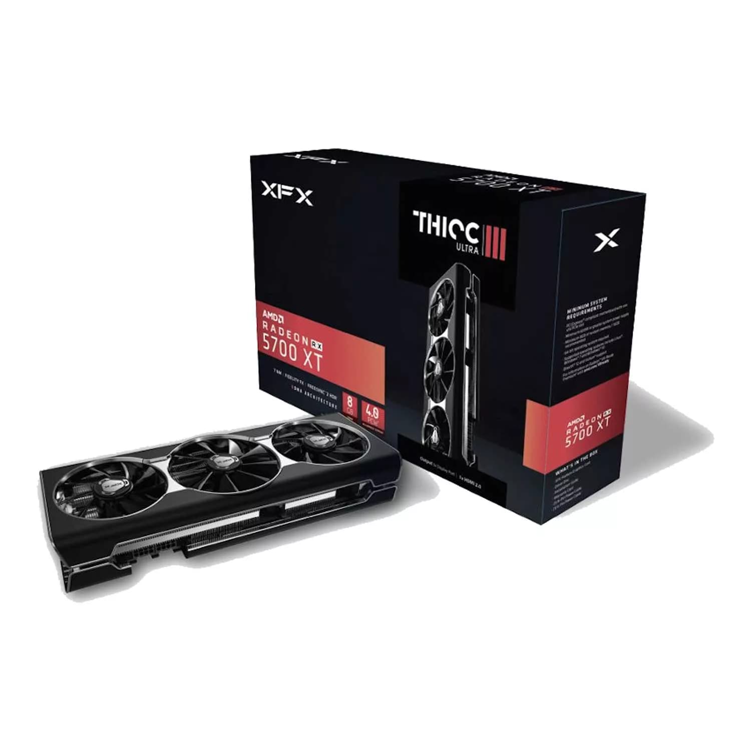 کارت گرافیک استوک ایکس اف ایکس XFX THICC III RX 5700XT