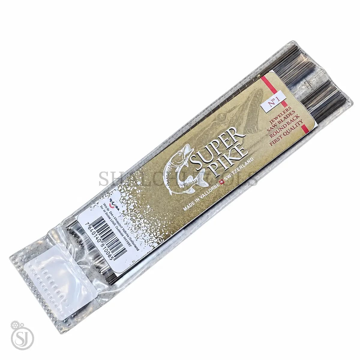 تیغ اره شماره 1 جواهُرسازی سوئیسی Super Pike، ساخت کارخانه Vallorbe (سوئیس) — تصویر ۶