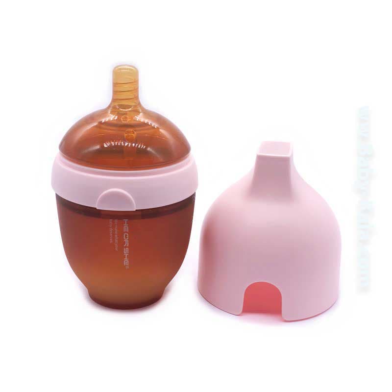 شیشه شیر تمام سیلیکونی 160 میل هی اور شی — تصویر ۳