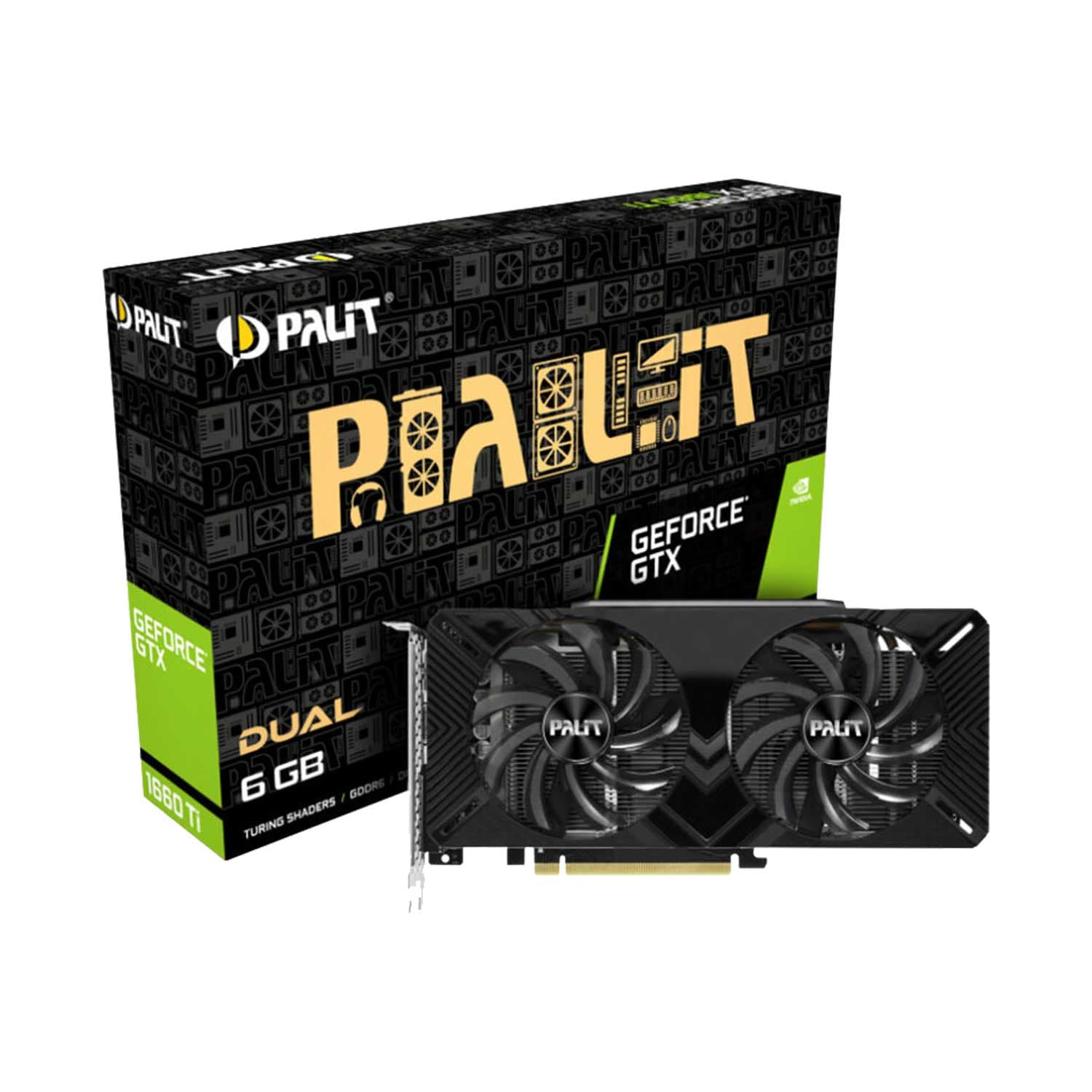 کارت گرافیک استوک پلیت مدل Palit 1660 Ti