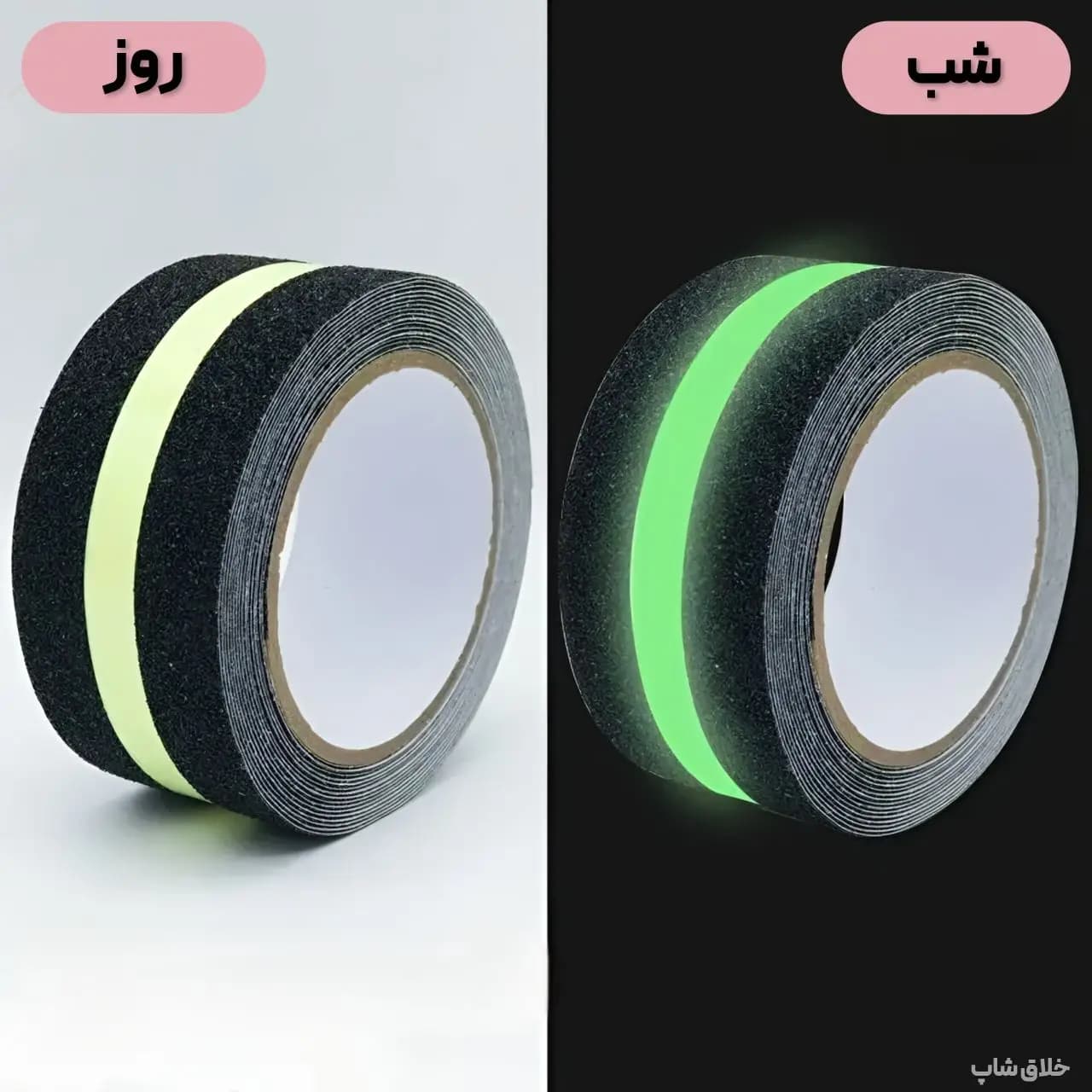 ترمز پله شب نما ضد لغزش 5 سانتی-استپ پله شبرنگی — تصویر ۹