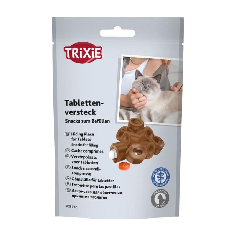 تشویقی گربه قرص خوران تریکسی مدل Trixie Hiding Place For Tablets وزن 50 گرم
