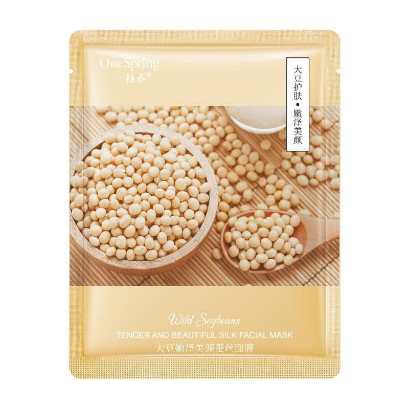 ماسک ورقه ای صورت دانه سویا OneSpring
