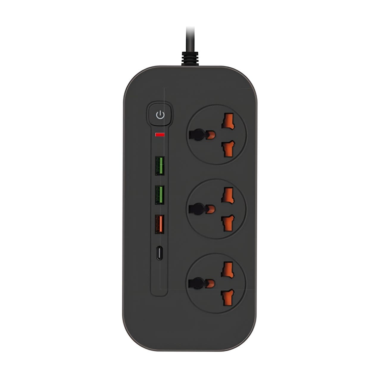 سه راهی برق شارژر دار فست شارژ POWER SOCKET T19