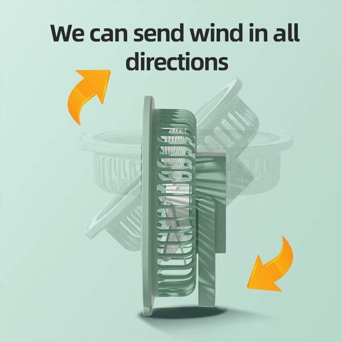 پنکه چراغ دار رومیزی و آویز Desktop Fan — تصویر ۸