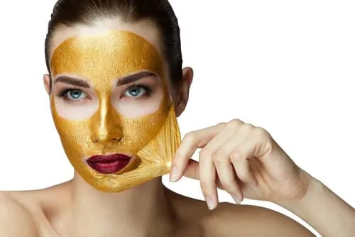 ماسک صورت طلا پاکسازی و ترمیم منافذ 24K GOLD MASK DEXE — تصویر ۱۱