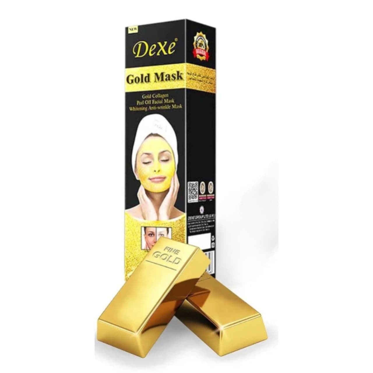 ماسک صورت طلا پاکسازی و ترمیم منافذ 24K GOLD MASK DEXE