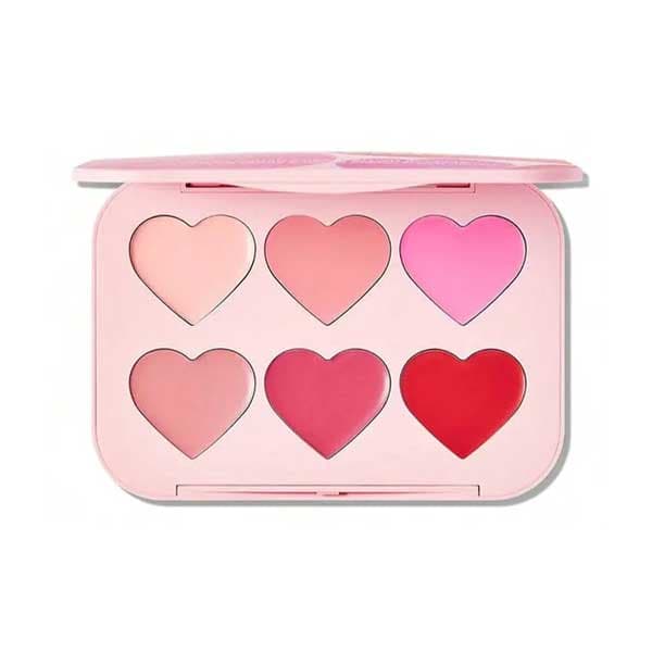 پالت رژگونه کرمی ۶ رنگ شیگلم مدل Blushing Bouquet