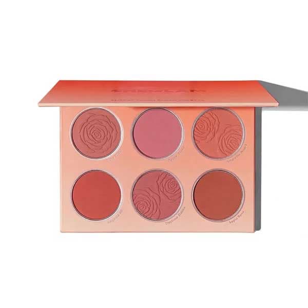 پالت رژگونه 6 رنگ شیگلم مدل FLORAL FLUSH BLUSH — تصویر ۴