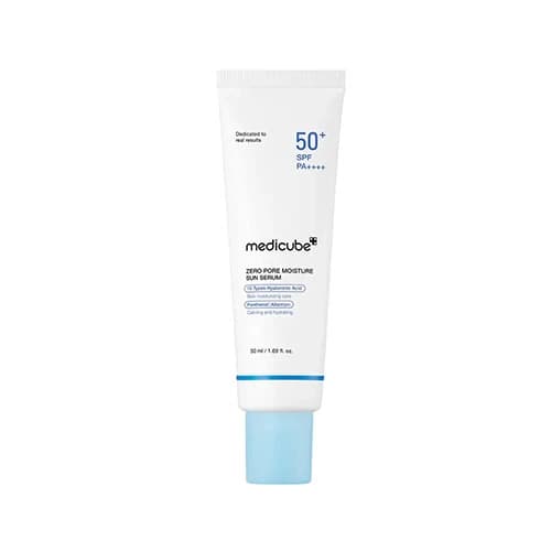 ضد آفتاب مدی کیوب آبی کنترل کننده منافذ حاوی هیالورونیک و پانتنول با SPF50+ حجم 50 میل — تصویر ۲