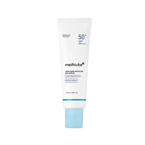 ضد آفتاب مدی کیوب آبی کنترل کننده منافذ حاوی هیالورونیک و پانتنول با SPF50+ حجم 50 میل — تصویر ۴