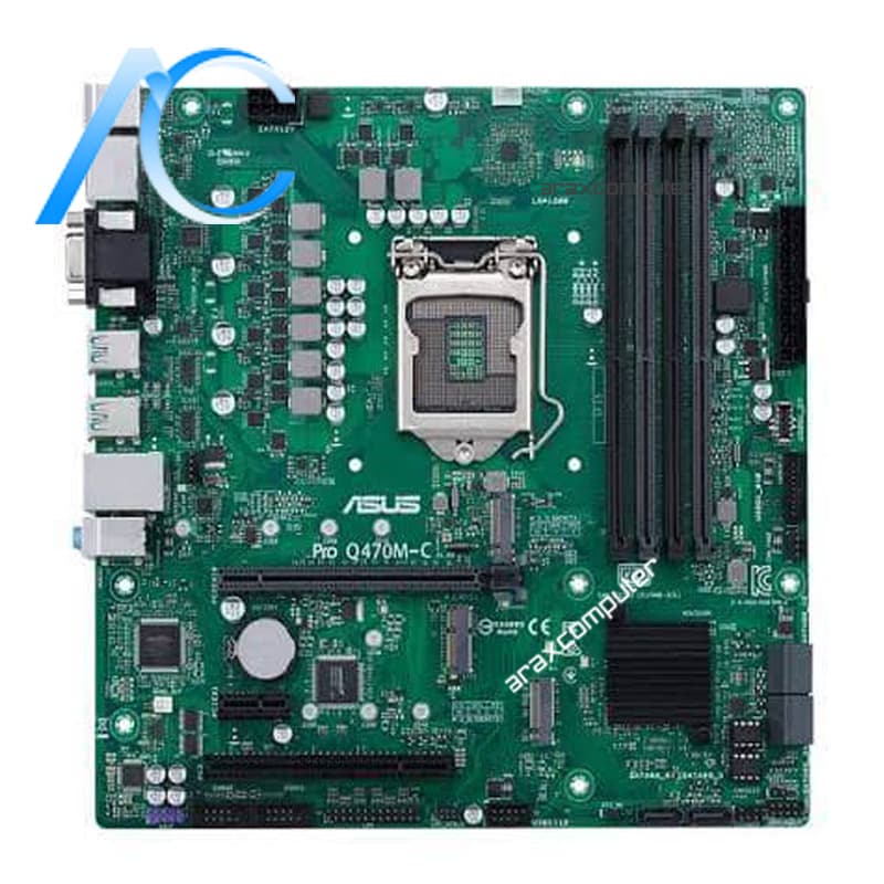 مادربرد دسته دوم ایسوس مدل MAINBOARD USED ASUS PRO Q470M-C
