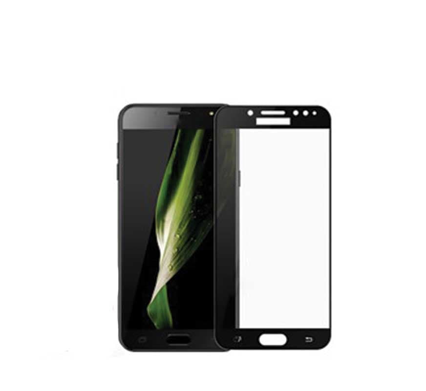 محافظ صفحه نمایش Samsung Galaxy C8 2017 مدل ۳D full cover — تصویر ۲