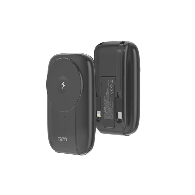 پاوربانک مگ سیف تسکو مدل TSCO TP906W 5000mAh 10W مشکی