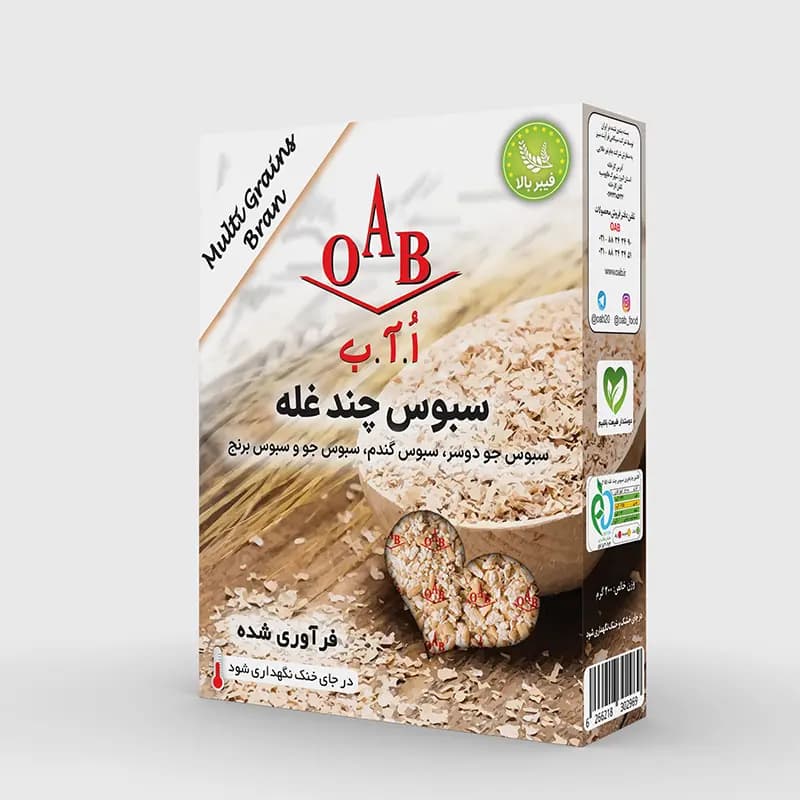 سبوس چند غله اوآب 200 گرم — تصویر ۳