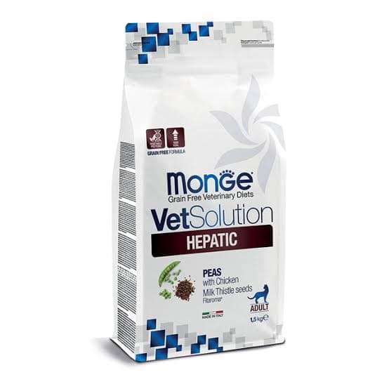 غذای خشک مونژه مدل هپاتیک گربه Monge Hepatic Cat Dry Food 1.5 kg