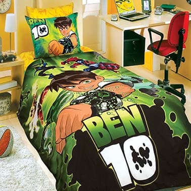 نیم ست ملحفه 90 رانفرس طرح بن تن Ben10 — تصویر ۳