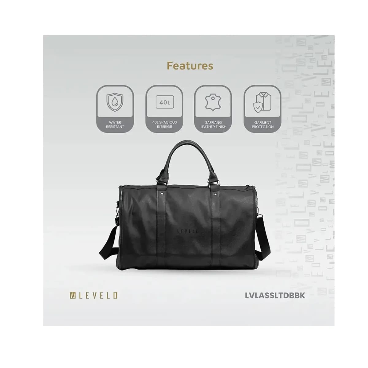 کیف مسافرتی لولو AllinStyle از چرم Saffiano — تصویر ۱۰