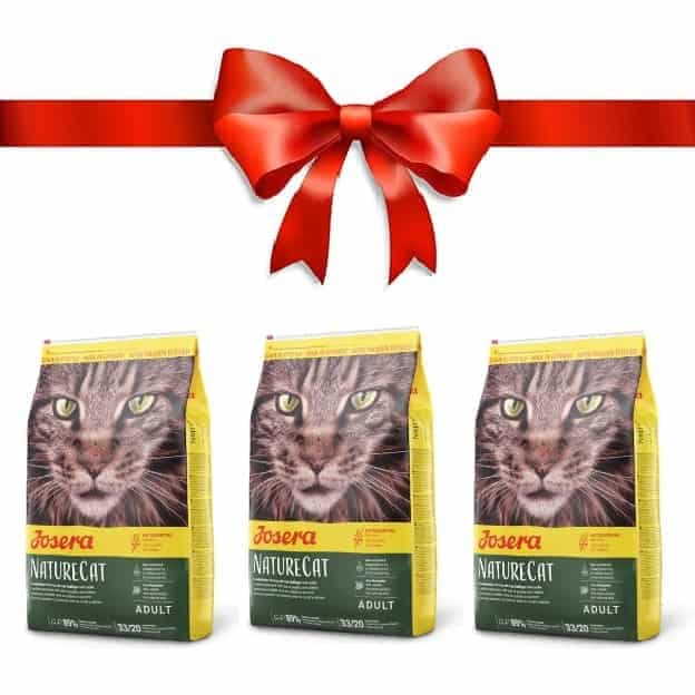 غذای خشک گربه بالغ جوسرا مدل نیچرکت NatureCat وزن 2 کیلوگرم پک سه عددی