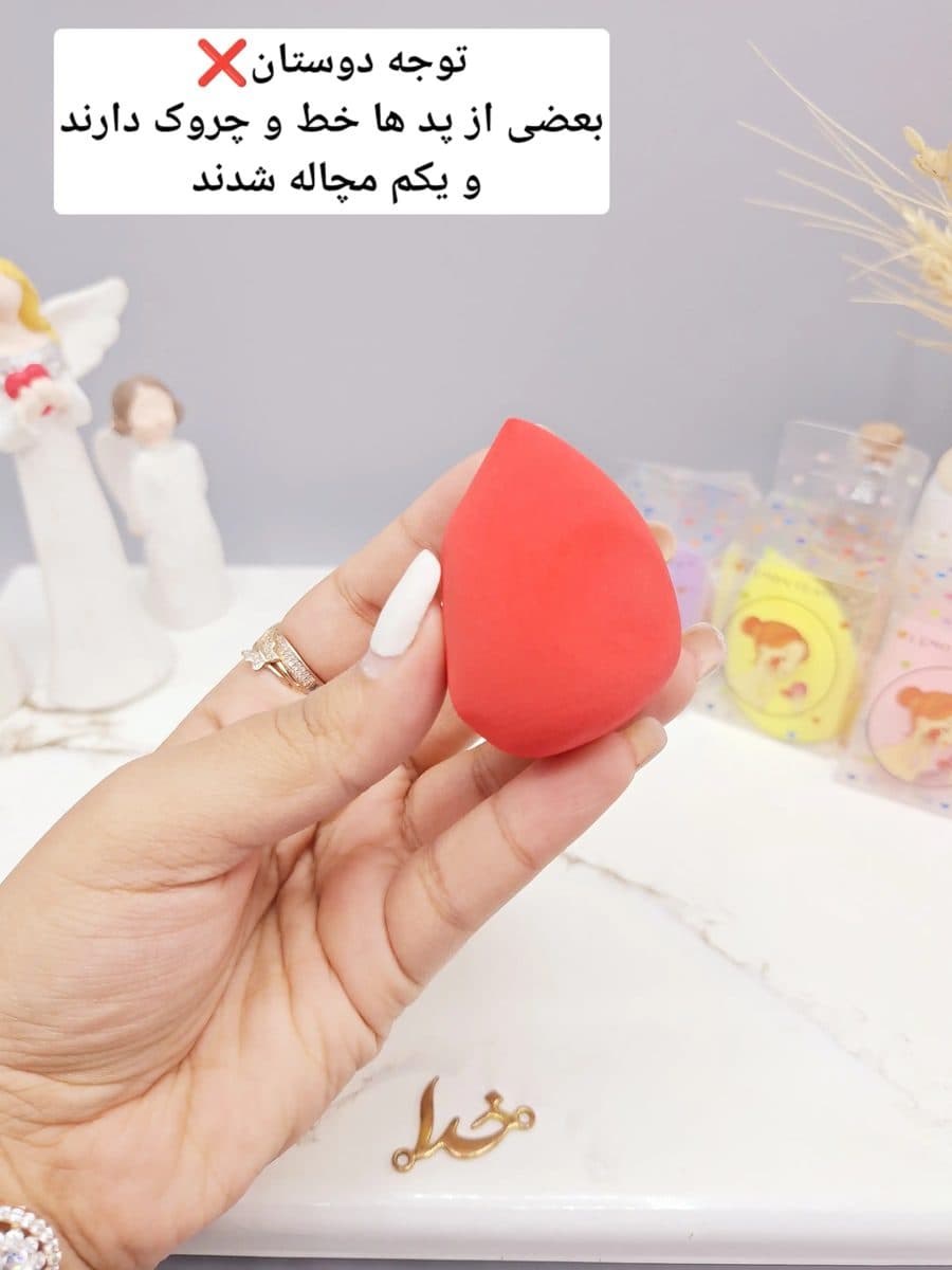 پد آرایشی تخم مرغی MUKU کد 4654 — تصویر ۷
