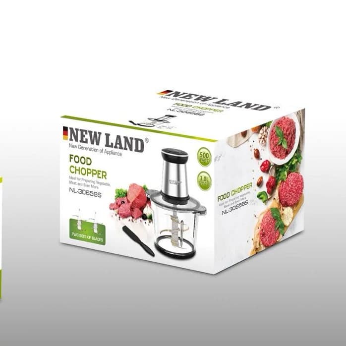 خردکن 3 لیتر دسته دار نیولند مدل NL-3065 — تصویر ۳