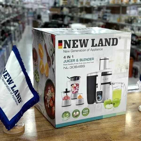 آبمیوه گیری 4 کاره نیولند مدل NEWLAND NL-3064BS — تصویر ۸