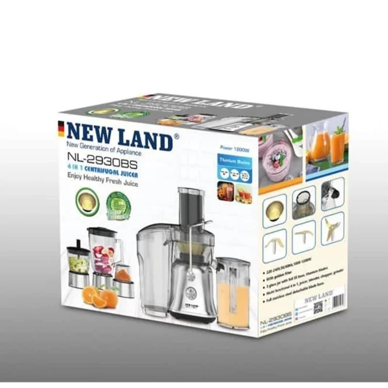 آبمیوه گیری 4 کاره نیولند مدل NEWLAND NL-3064BS — تصویر ۶