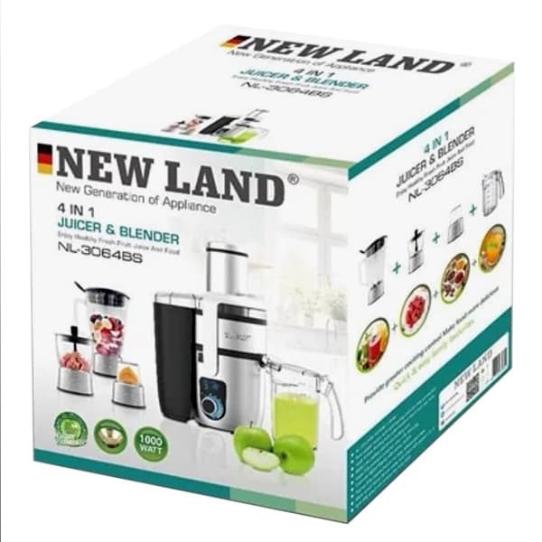 آبمیوه گیری 4 کاره نیولند مدل NEWLAND NL-3064BS — تصویر ۷