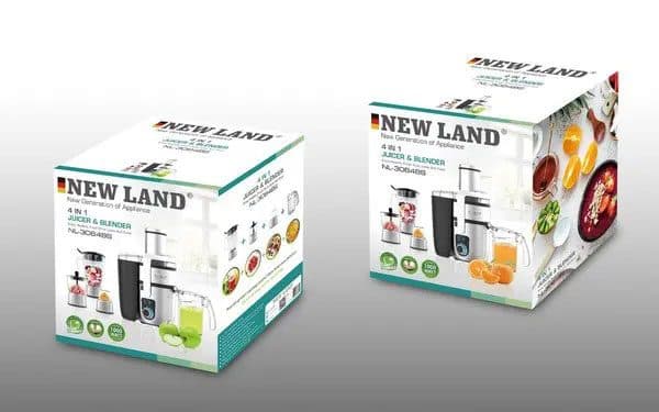 آبمیوه گیری 4 کاره نیولند مدل NEWLAND NL-3064BS — تصویر ۲
