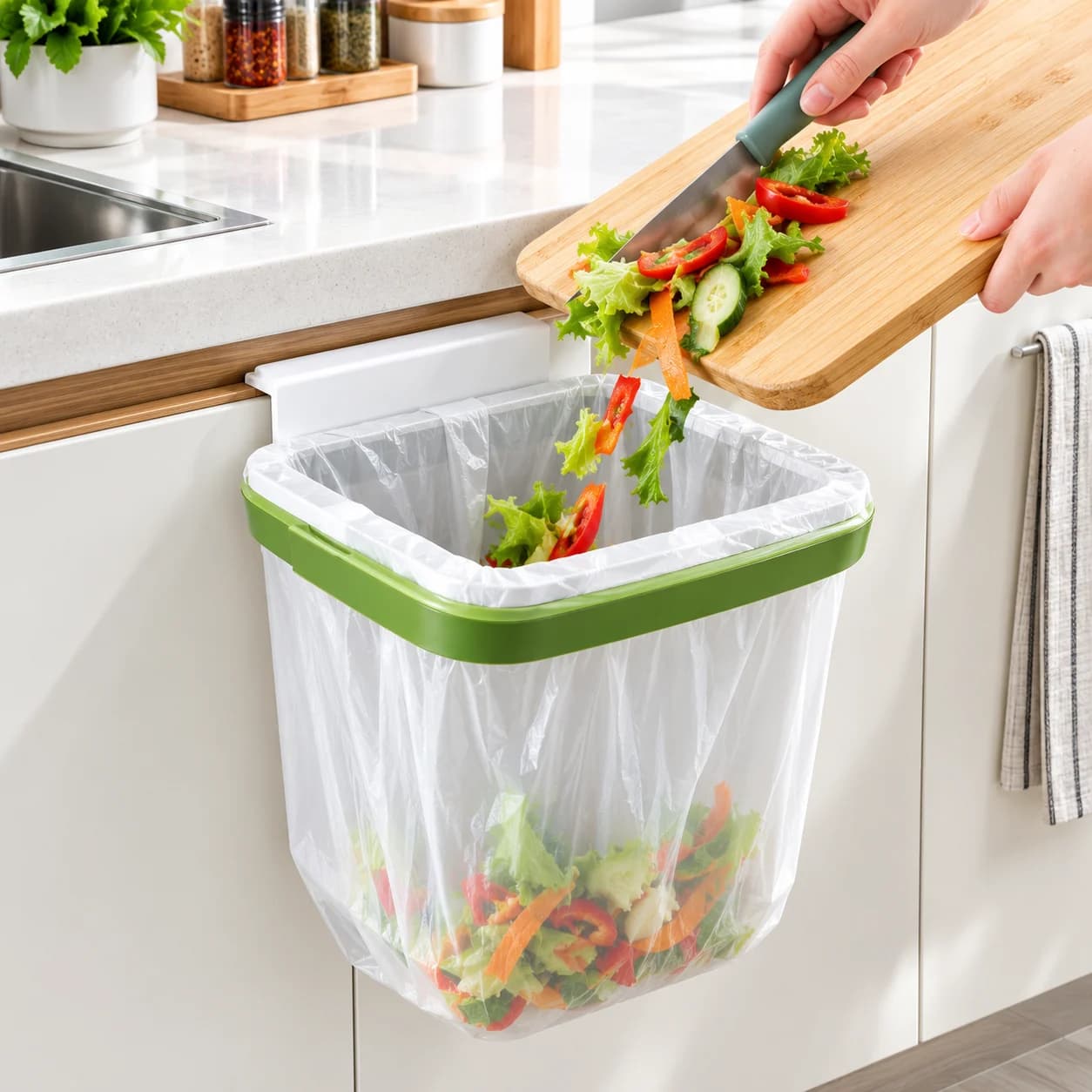 سطل زباله آویز کابینتی — تصویر ۶