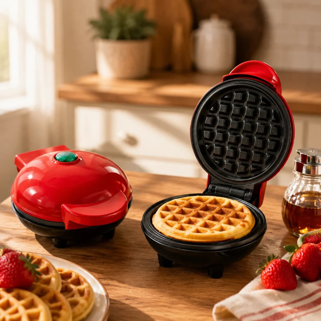 وافل‌ساز مینی (Mini Waffle Maker) — تصویر ۳