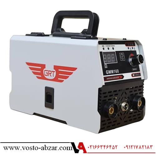 اینورتر جوشکاری 160 آمپر co2 سه کاره جی آر تی مدل GMM160